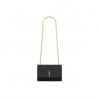 YSL NEW KATE SMALL IN GRAIN DE POUDRE LEATHER 851504AAGBE1000 (20*13*5cm)